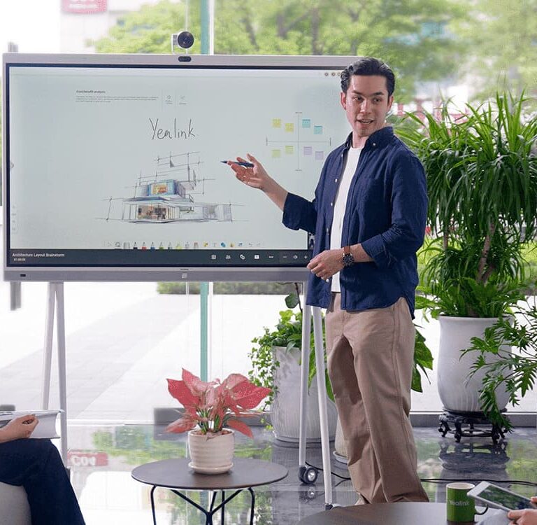 Videokonferencijska rješenja prikazana kao interaktivni ekran koji je veoma koristan tokom raznih meetinga.